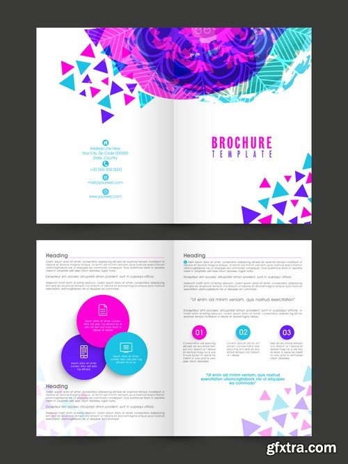 Stock Vectors - Business Flyer Template 10, 25xEPS