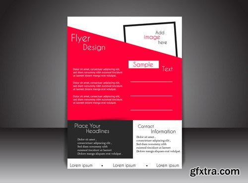 Stock Vectors - Business Flyer Template 10, 25xEPS