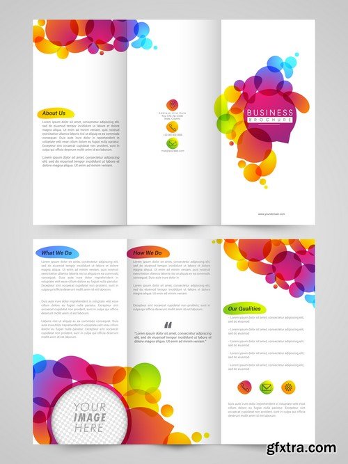 Stock Vectors - Business Flyer Template 10, 25xEPS