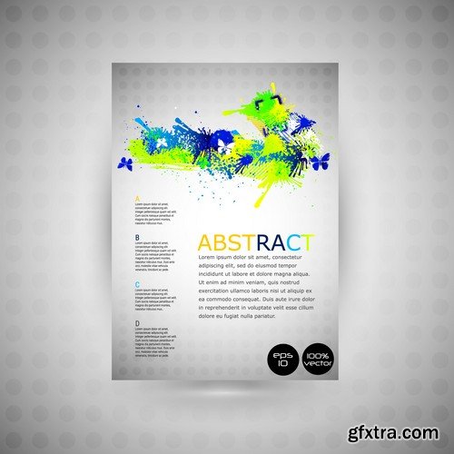 Stock Vectors - Business Flyer Template 10, 25xEPS