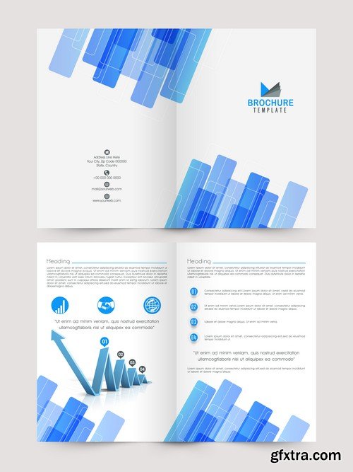 Stock Vectors - Business Flyer Template 10, 25xEPS