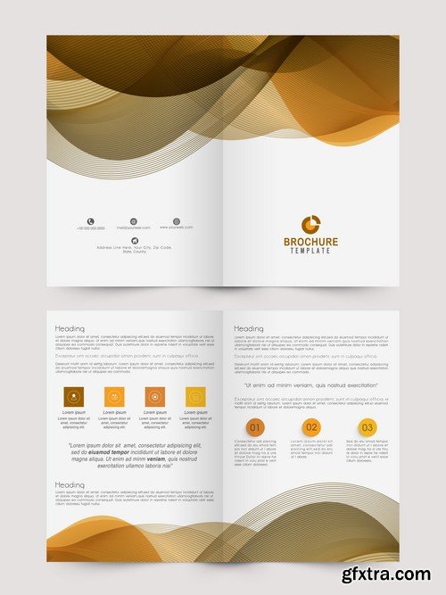 Stock Vectors - Business Flyer Template 10, 25xEPS