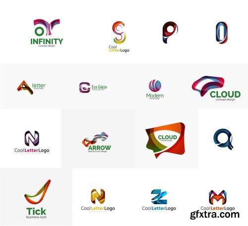 Stock Vectors - Business logos for your company 4, 25xEPS