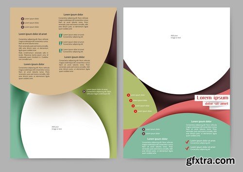 Stock Vectors - Business Flyer Template 10, 25xEPS