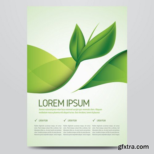 Stock Vectors - Business Flyer Template 10, 25xEPS