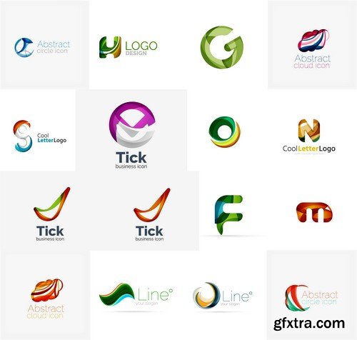 Stock Vectors - Business logos for your company 4, 25xEPS