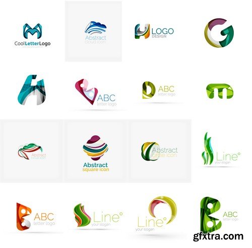 Stock Vectors - Business logos for your company 4, 25xEPS