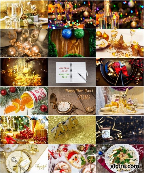 Collection of New Year Christmas illustration interior decoration fur-tree toy Christmas attributes 25 HQ Jpeg