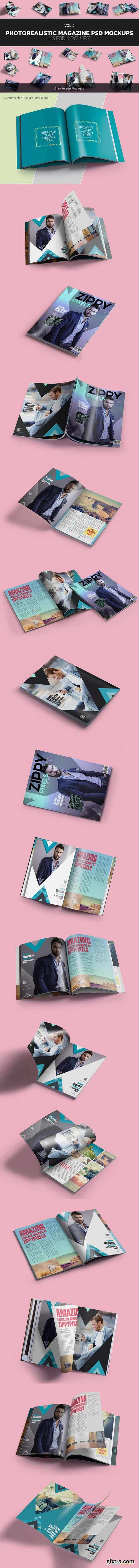 CM - Beautiful Magazine Mockups Bundle 429234