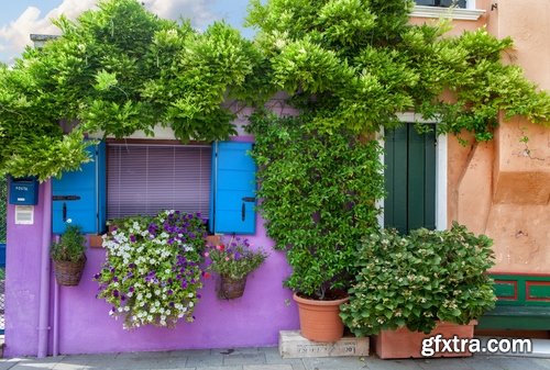 Collection of various cities City Country world a painted wall colorful house 25 HQ Jpeg