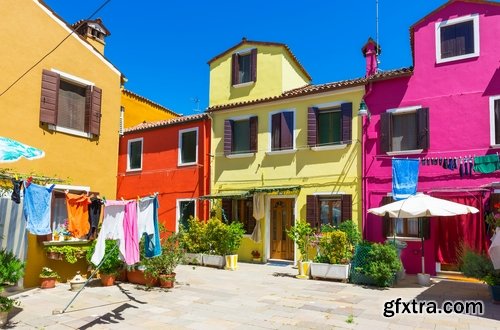 Collection of various cities City Country world a painted wall colorful house 25 HQ Jpeg