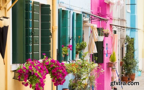 Collection of various cities City Country world a painted wall colorful house 25 HQ Jpeg