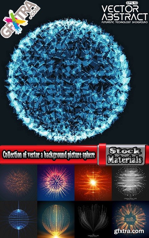 Collection of vector a background picture leather background sphere ball star flash 25 EPS