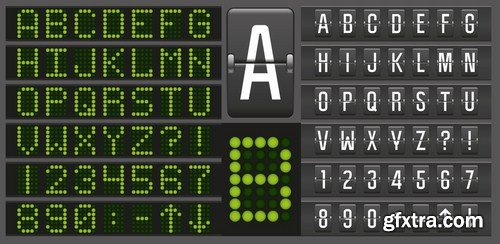 Mechanical Timetable - 20 Vector