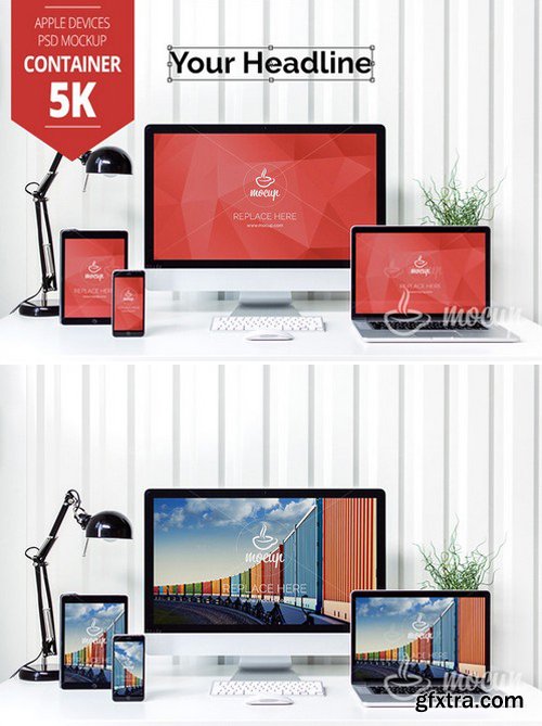 CM - Container 5K Apple Devices Mockup 452107