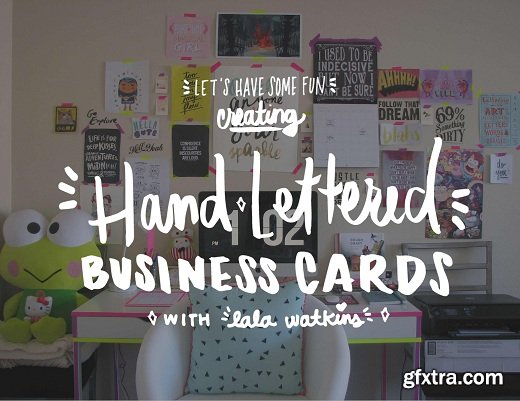 Creating Hand Lettered Business Cards