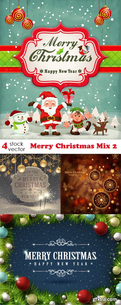 Vectors - Merry Christmas Mix 2