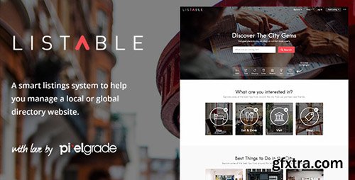 ThemeForest - LISTABLE v1.0.3 - A Friendly Directory WordPress Theme - 13398377