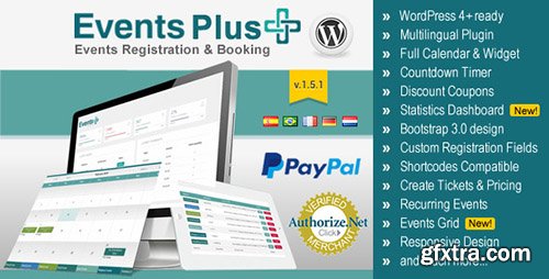 CodeCanyon - WordPress Events Calendar Registration & Booking v1.5.1 - 7647762