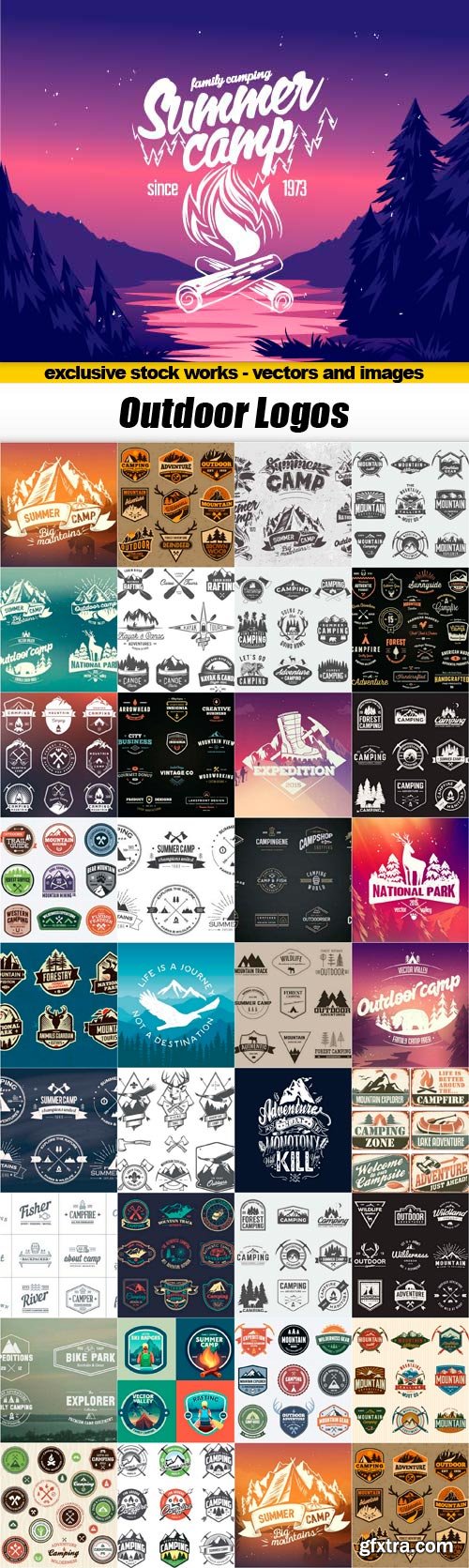 Outdoor logos - 35x EPS