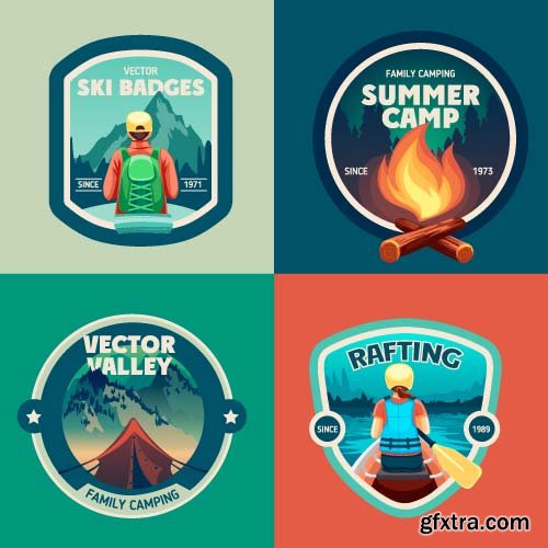 Outdoor logos - 35x EPS