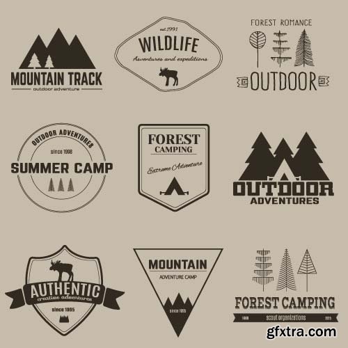 Outdoor logos - 35x EPS