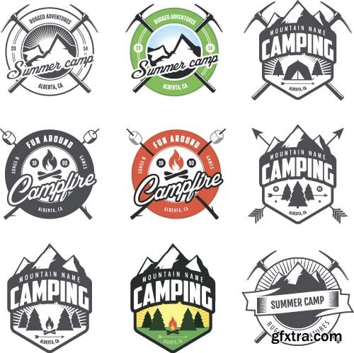 Outdoor logos - 35x EPS