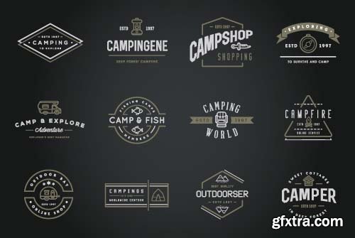 Outdoor logos - 35x EPS