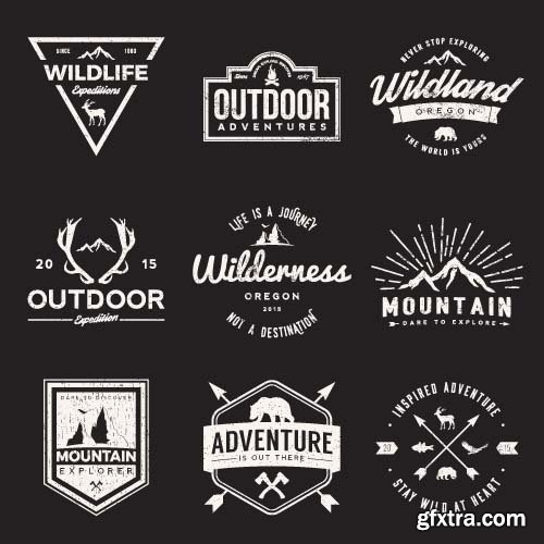 Outdoor logos - 35x EPS