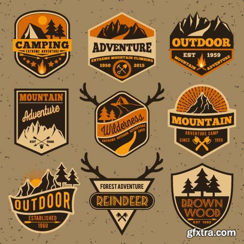 Outdoor logos - 35x EPS