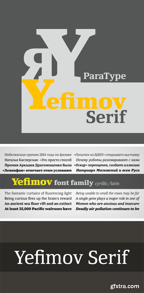 Yefimov Serif Font Family