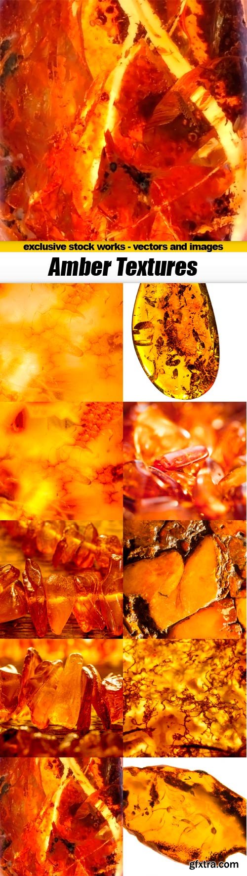 Amber Textures - 10x JPEGs