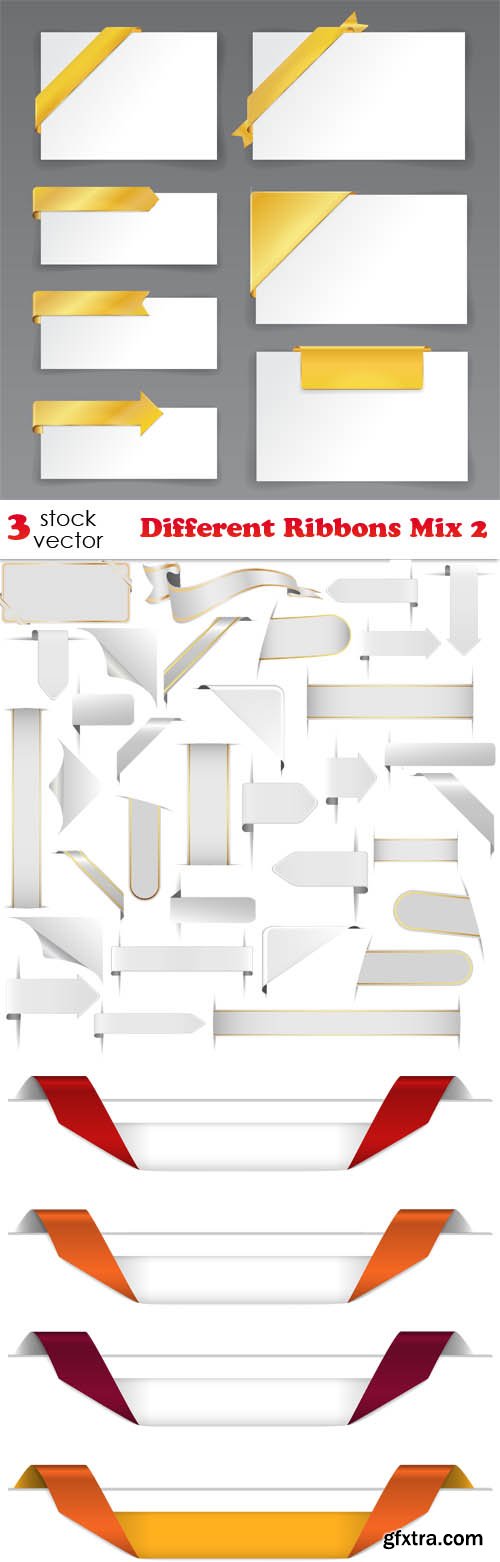 Vectors - Different Ribbons Mix 2