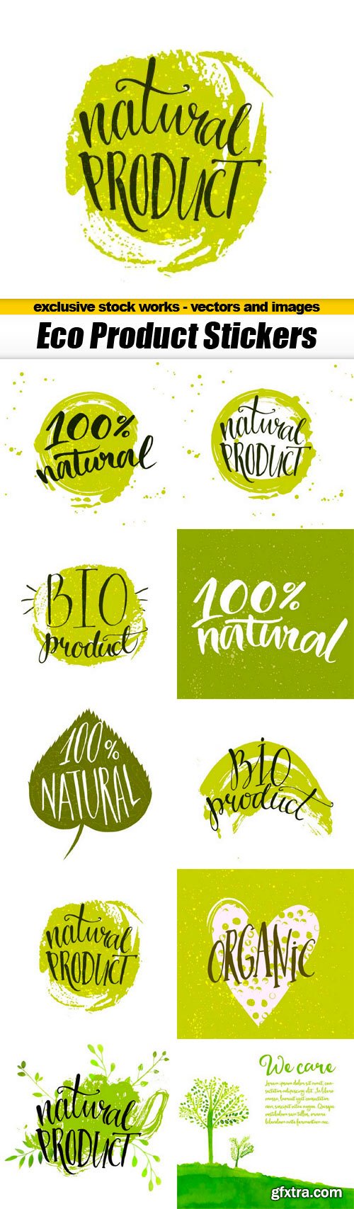 Eco Stickers - 10x  EPS