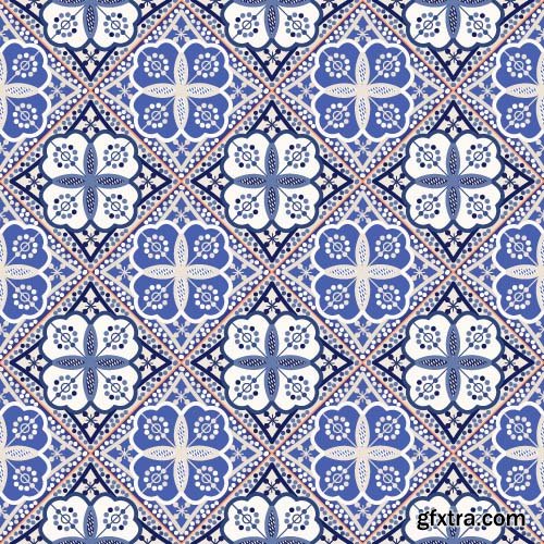 Seamless Tile Patterns Part 01 - 15x EPS