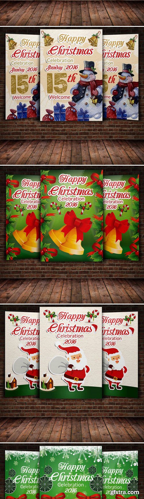 CM - 10 Christmas Flyer Bundle 453084