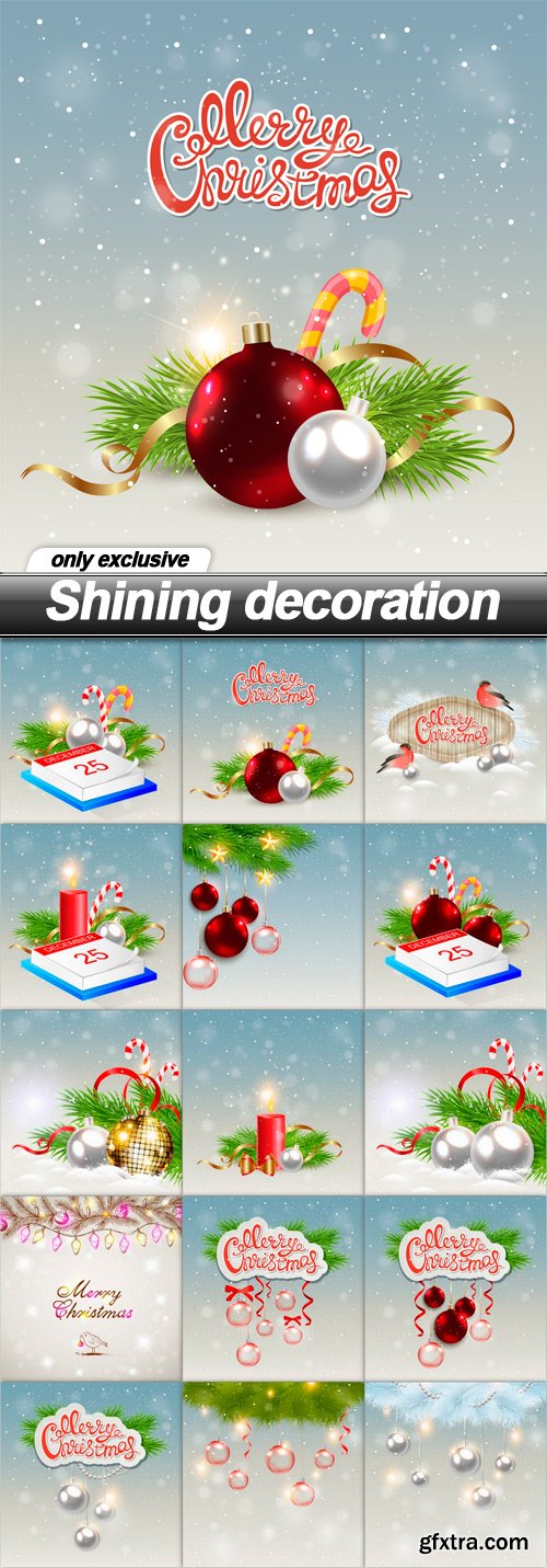 Shining decoration - 15 EPS