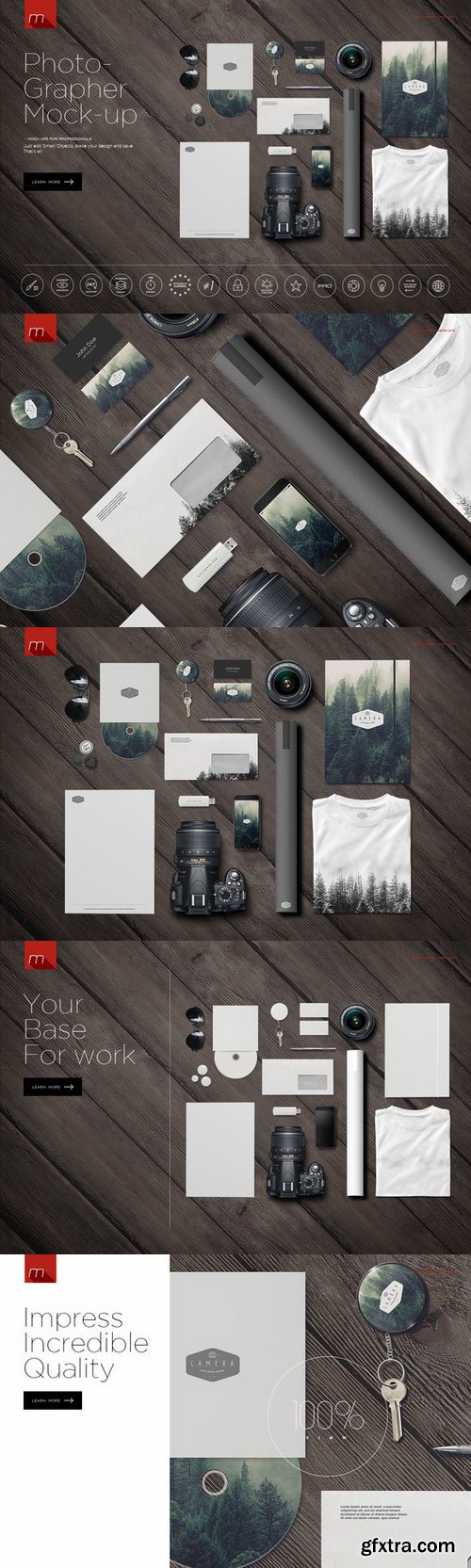 CM - Photographer Identity Mock-up 450572