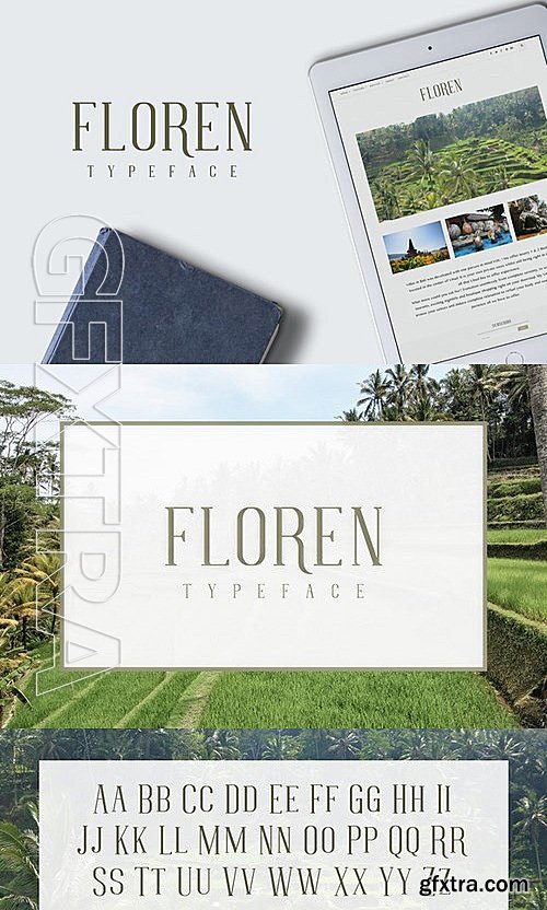 CM - Floren Typeface 453112