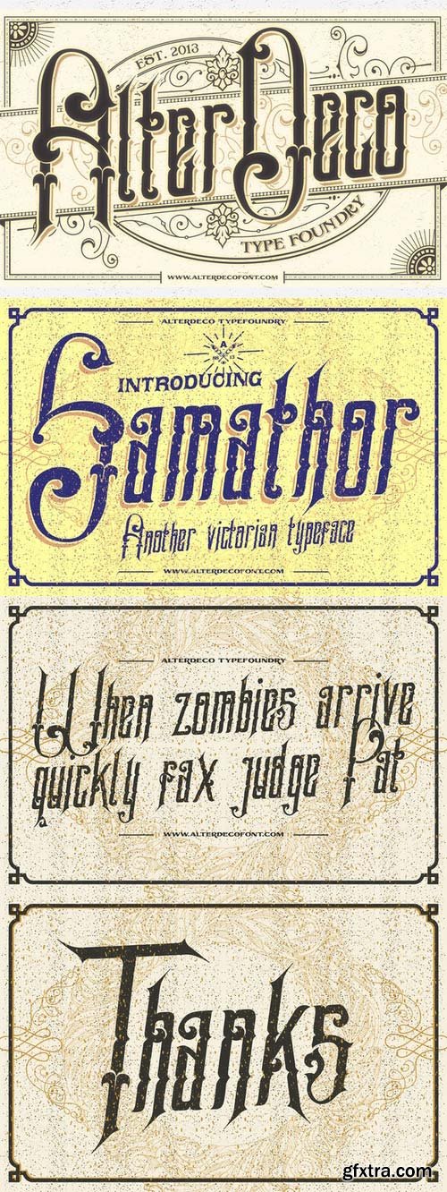 CM - Samathor typeface 22185