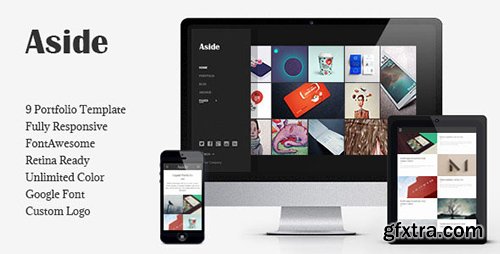 ThemeForest - Aside v1.0 - Photo Portfolio Sidebar HTML Theme - 8106964