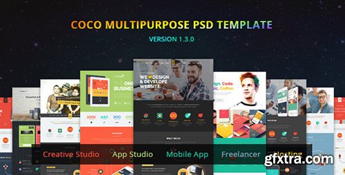 ThemeForest - Coco v1.3.0 - Multipurpose PSD - 9907822