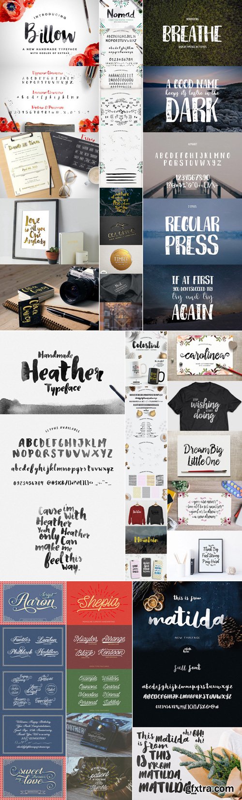 CM - Typographer's December Dream Bundle 454549 61 FONT!