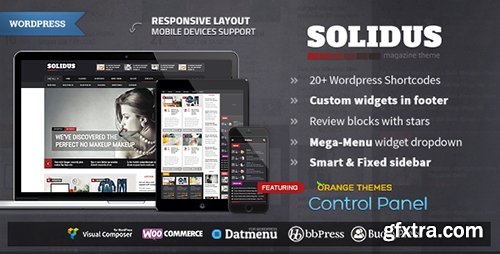 ThemeForest - Solidus v1.1.1 - Clean Magazine Theme - 11122379