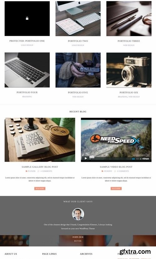 CM - Kleenex - Minimalist WordPress Theme 454249