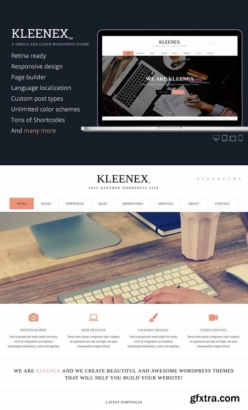 CM - Kleenex - Minimalist WordPress Theme 454249