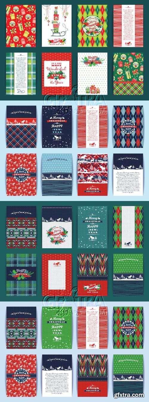 Christmas Cards Vector 4