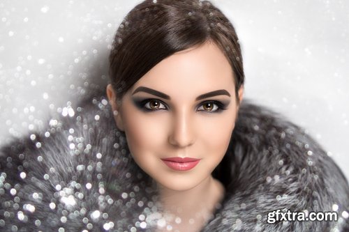 Collection of beautiful girl in warm clothes man winter winter cold hairstyle 25 HQ Jpeg