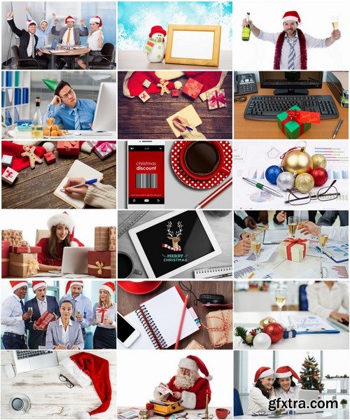 Collection of New Year\'s christmas jobs and business holiday 25 HQ Jpeg