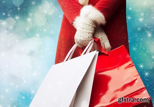 Collection of New Year Shopping Girl Christmas shopping 25 HQ Jpeg